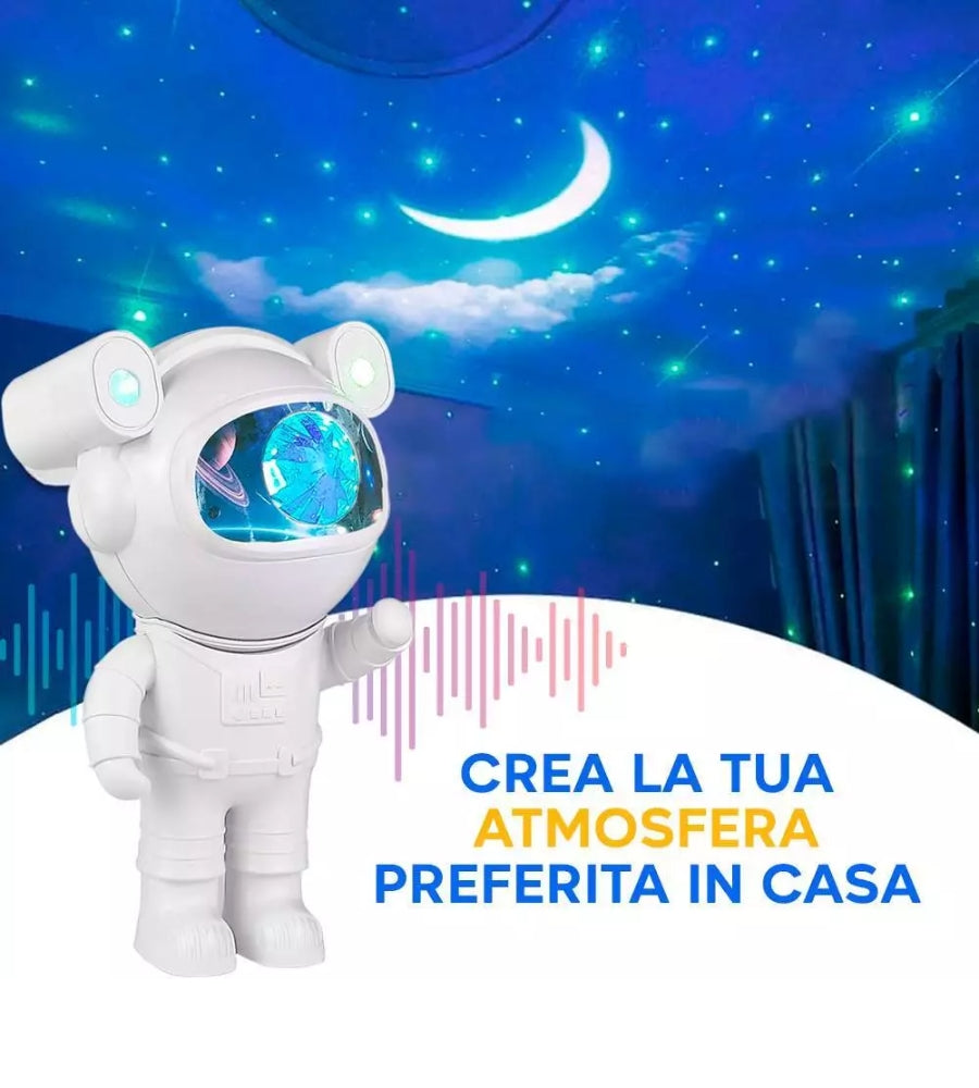 Proiettore Galassia Astronauta Luce Notturna Cielo Stellato Stellare Galaxy