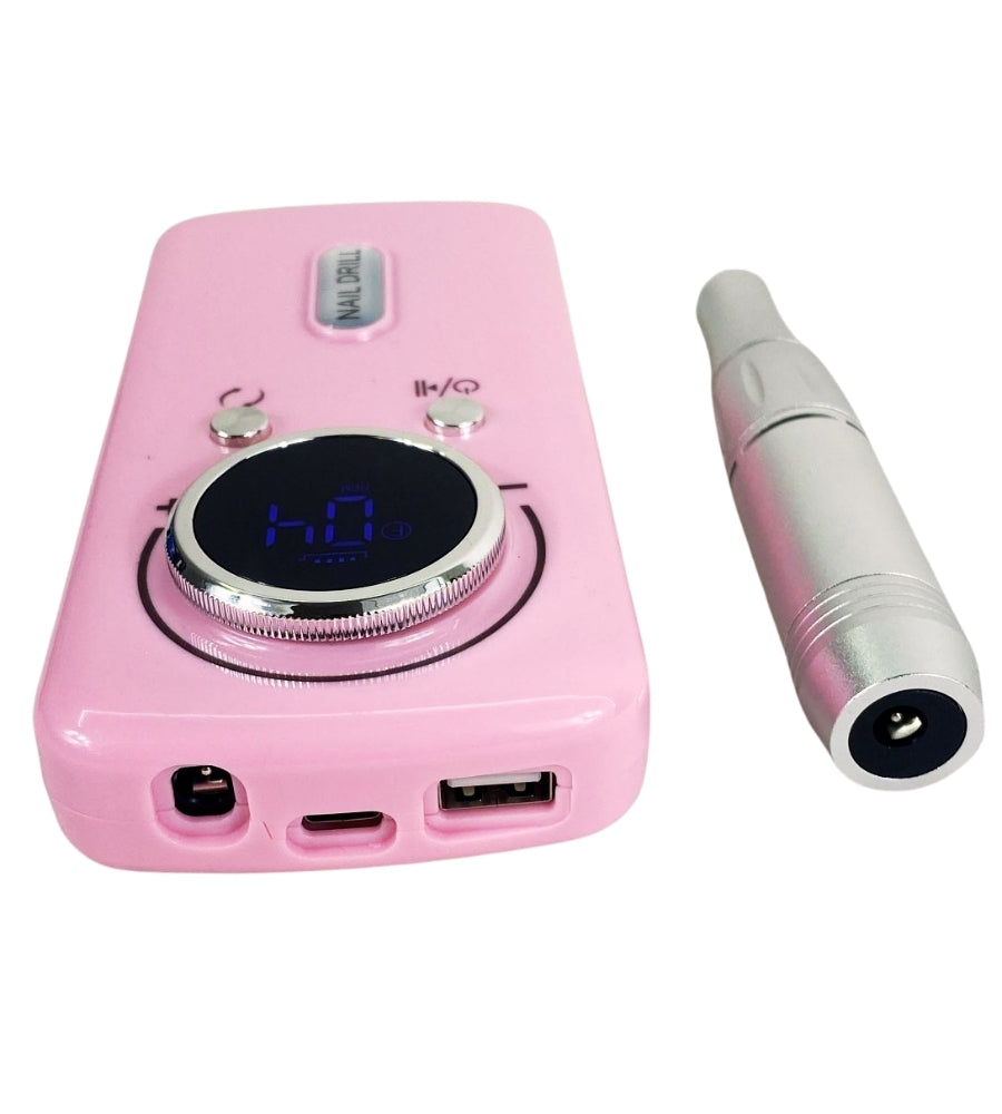 Fresa per Unghie Batteria USB Professionale 45000 RPM Lima Elettrica per Unghie