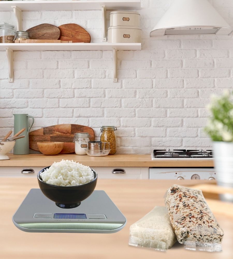 Bilancia da Cucina Digirtale Acciaio Inox Display LCD 0,1- 5Kg Tara Peso Preciso