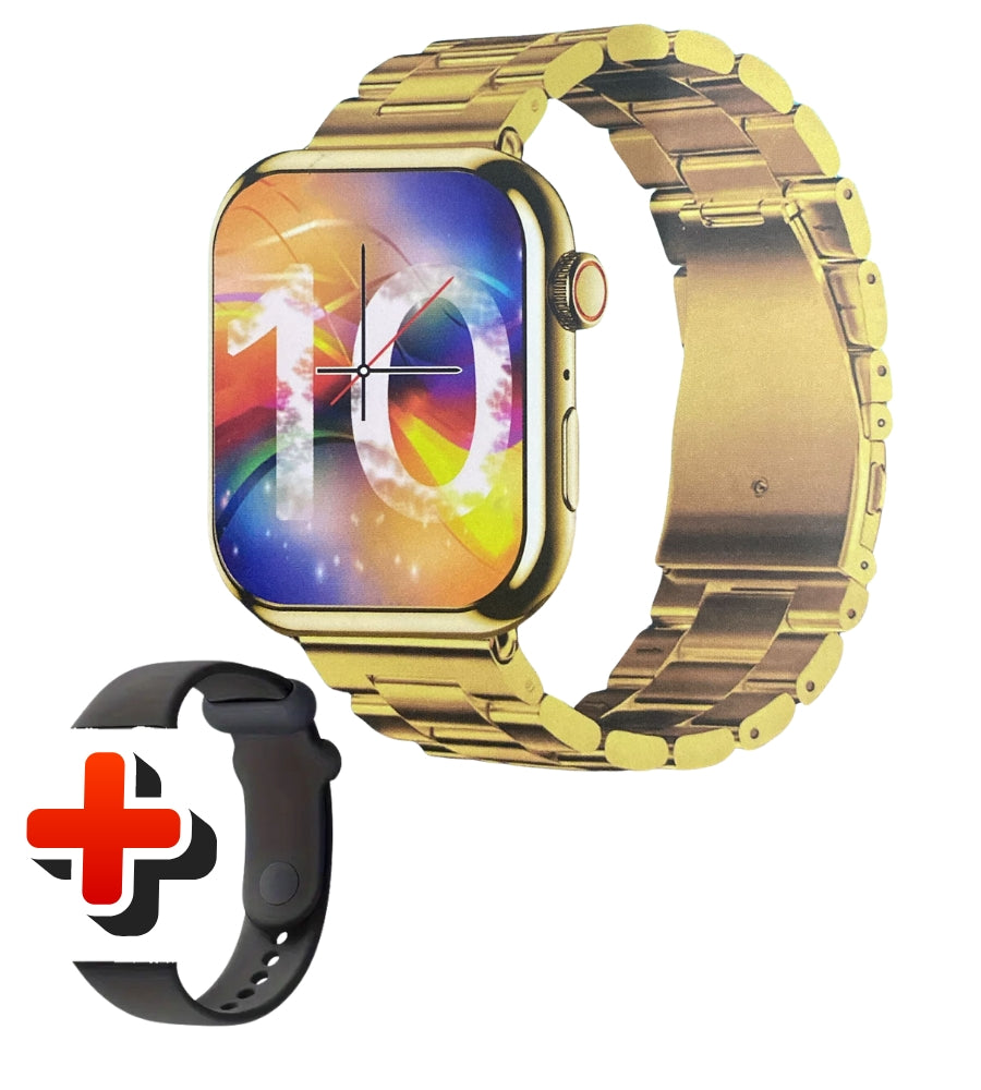 Smartwatch Bluetooth con 2 Cinturini Wireless Sport Salute Android 49 mm