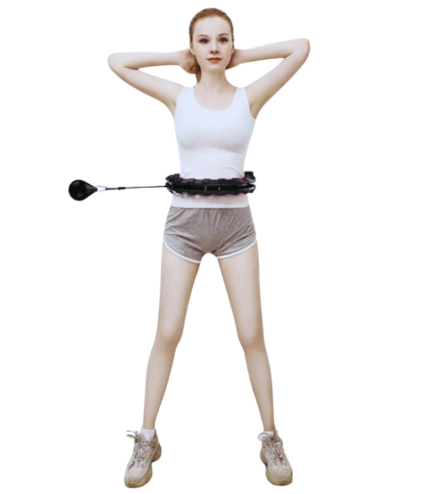 Cerchio Hula Hoop Vita Sottile Sport Ginnastica Palestra Fitness 30-42 cm