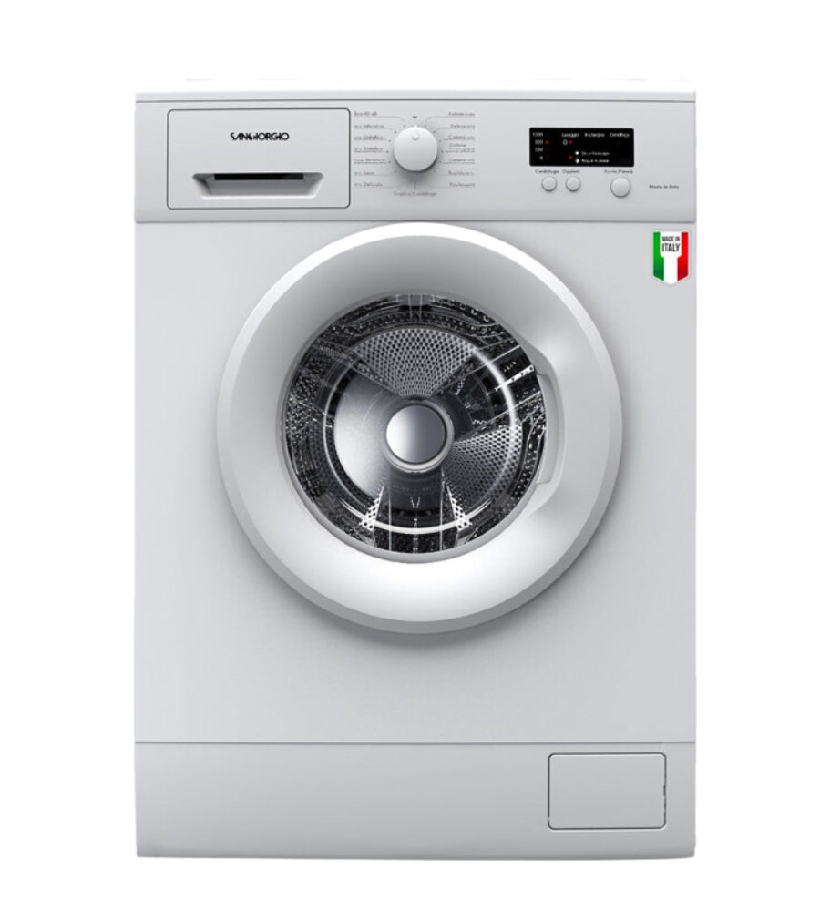Lavatrice 8Kg Sangiorgio SG812 Carica Frontale Classe D Centrifuga 1200G