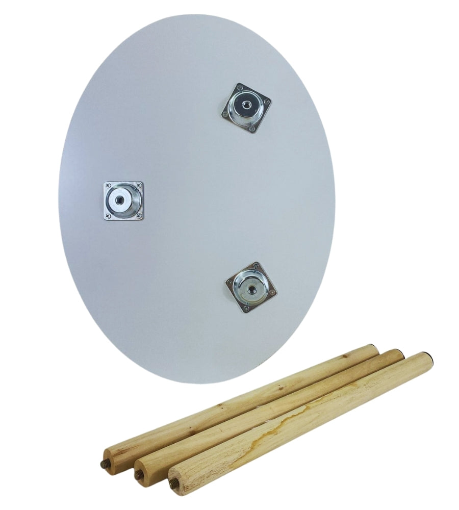 Tavolino Salotto Basso Tavolo Ovale da Soggiorno Camera Ufficio 46x34 H39 cm