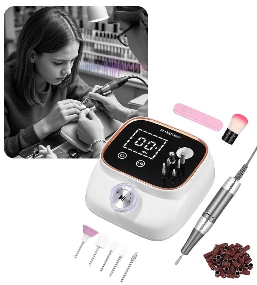 Fresa per Unghie Professionale 45000RPM Lima Elettrica per Unghie Touchscreen