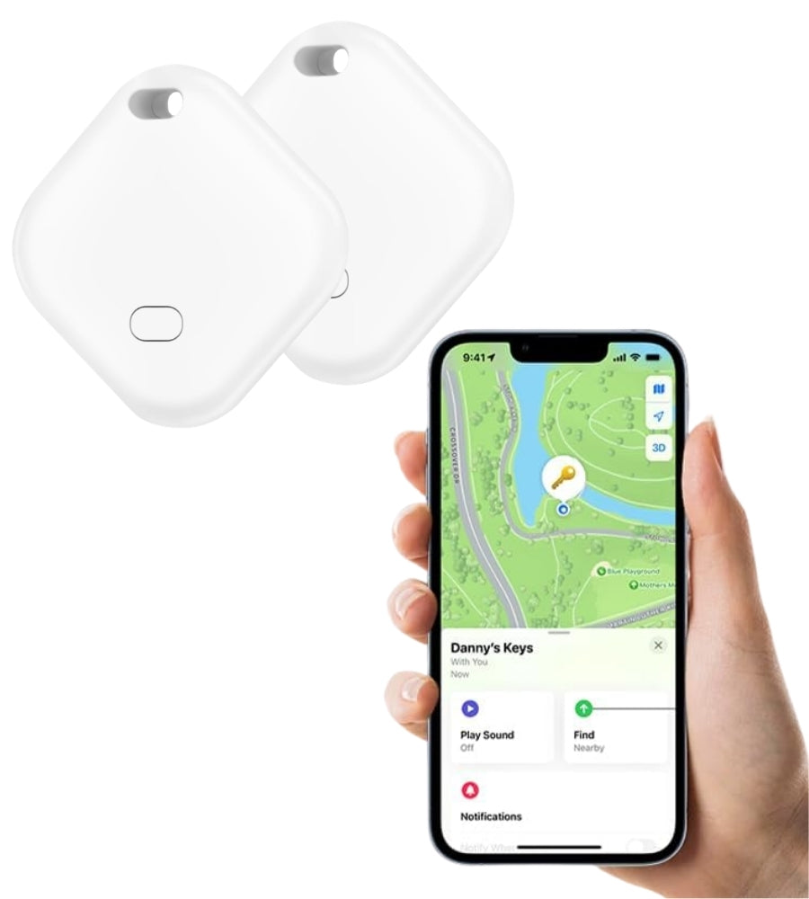 Tracker Tag 2 Localizzatori GPS per ANDROID Bluetooth Wireless Key Finder Pack 2