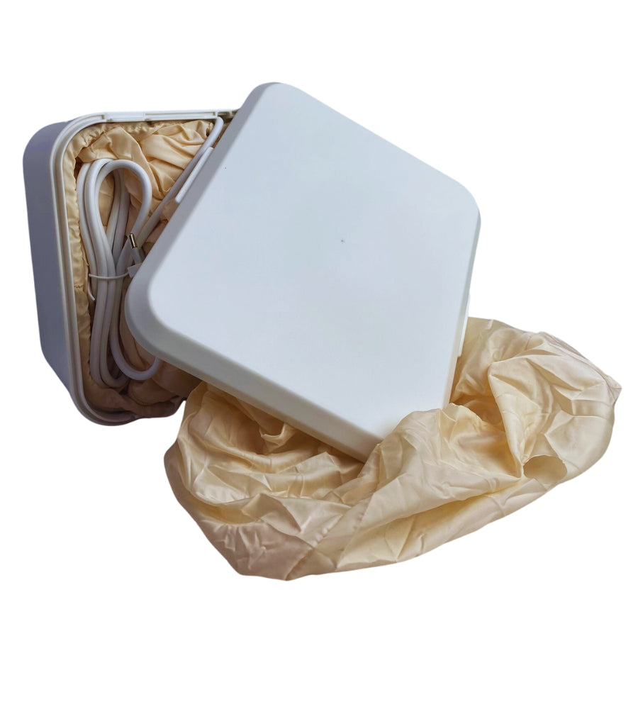 Asciugabiancheria Box Asciugatrice Elettrica Portatile Pieghevole con Timer 600W
