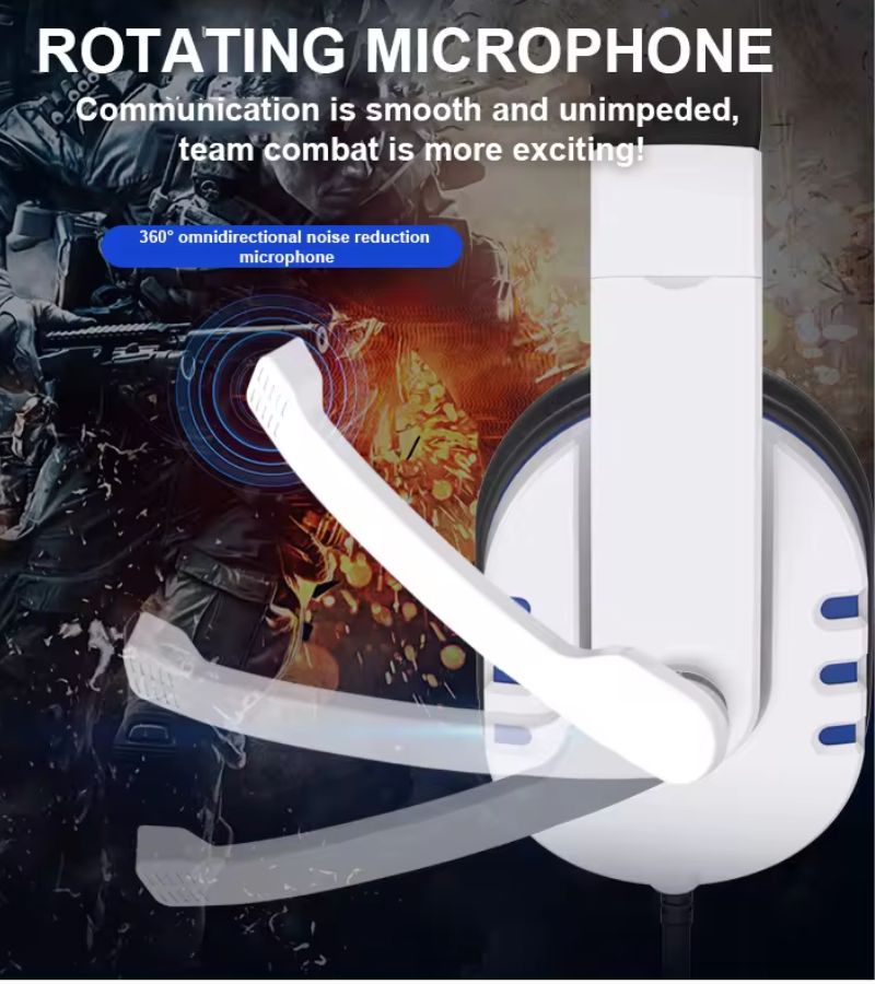 Cuffie Gaming Compatibile Plays 5/4 Xbox One PC Controllo Volume e Microfono