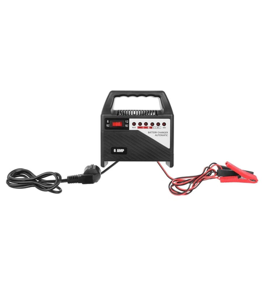 Caricabatteria Auto Moto Mantenitore 6A Carica Professionale 6 - 12V Portatile