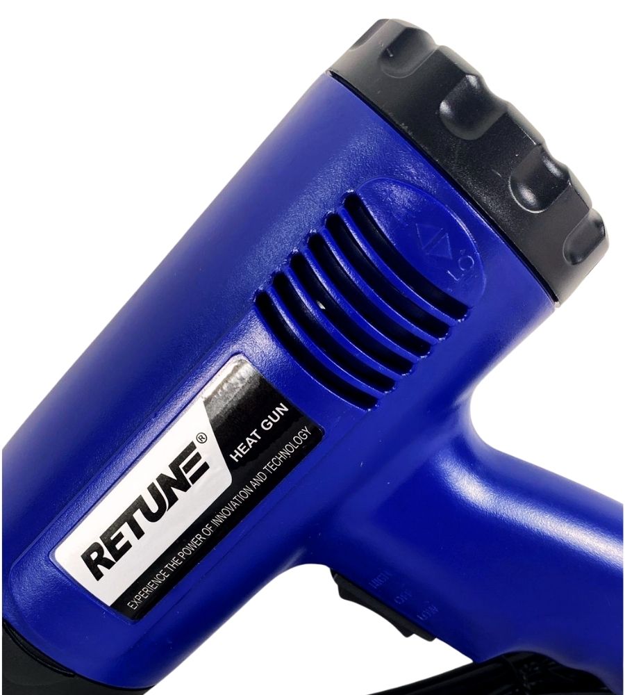 Pistola Termica Termosoffiatore Aria Calda 1800W Doppia Potenza 350-600 C°