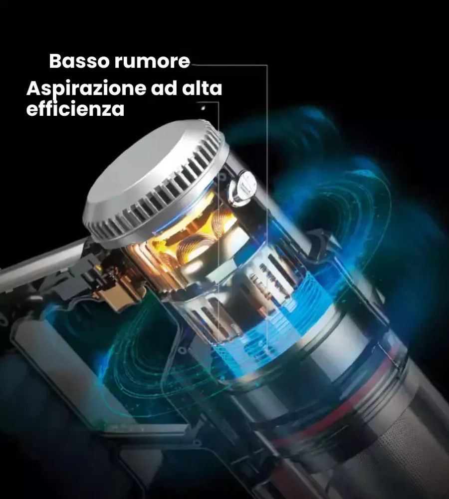 Aspirapolvere Senza Fili Verticale 600 W Senza Sacco Ricaricabile Aspiratutto