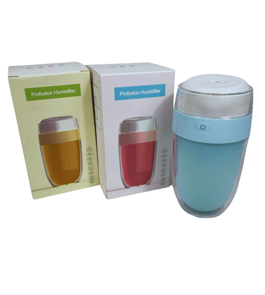 Umidificatore Aria per Auto Diffusore di Olio Essenziale LED 300 Ml Casa Ufficio
