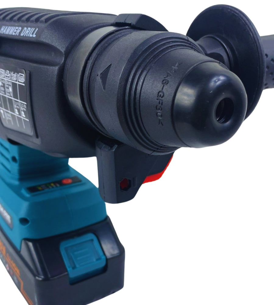Trapano Tassellatore Martello a Percussione Demolitore 2 Batterie 88V SDS Plus