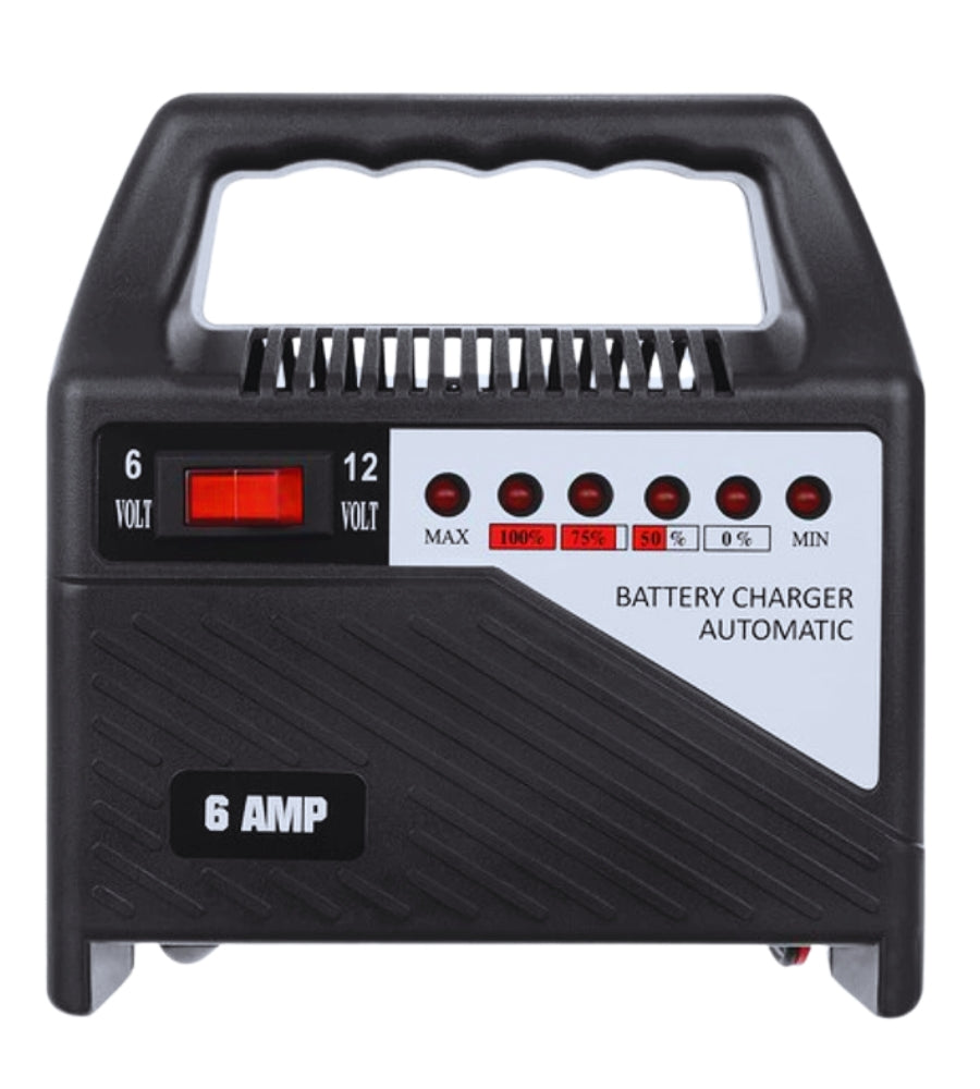 Caricabatteria Auto Moto Mantenitore 6A Carica Professionale 6 - 12V Portatile
