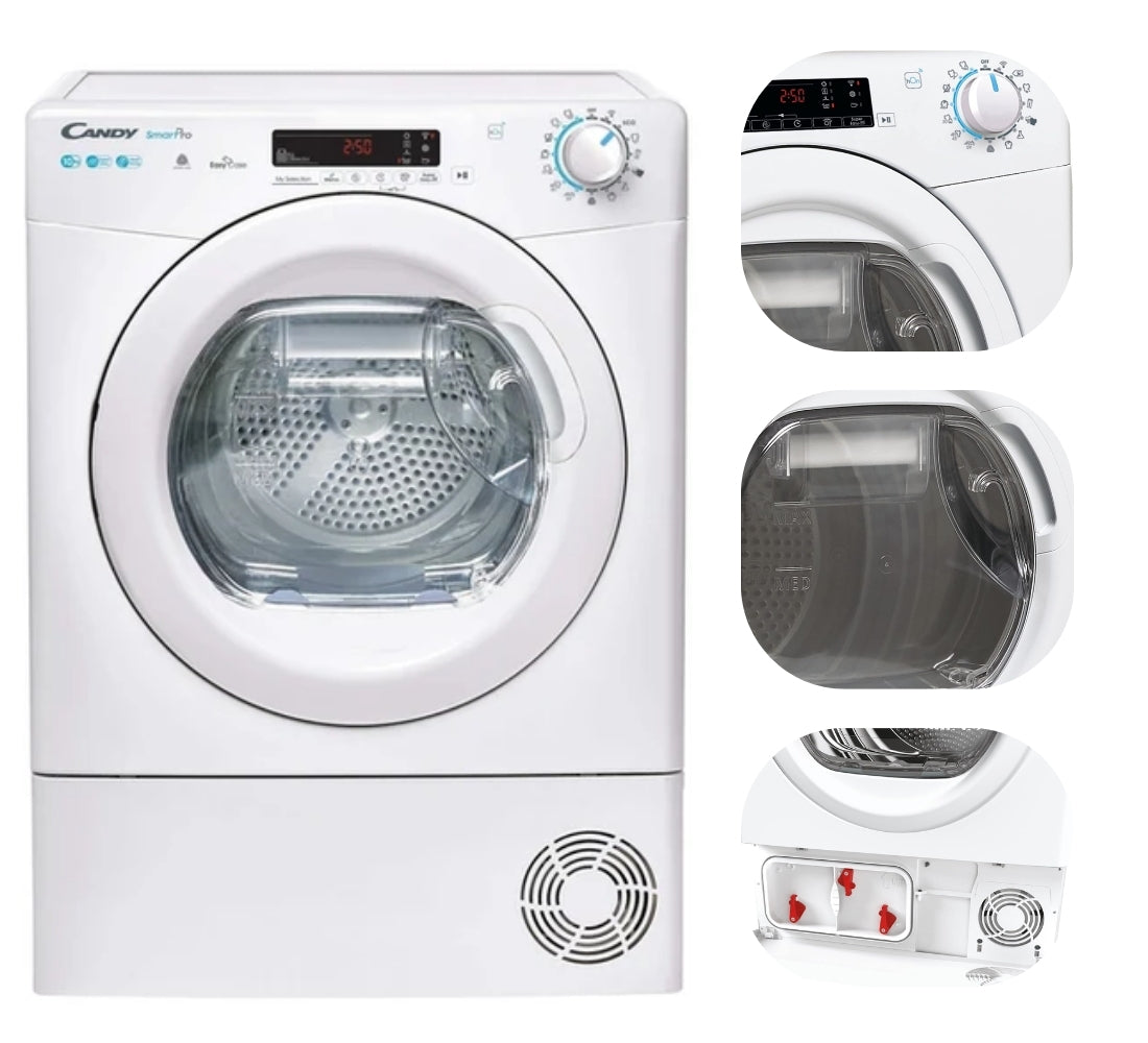 Asciugatrice Condensazione 10 kg Candy SmartPro A++ CSOEH10A2TE-S Wi-Fi App hOn