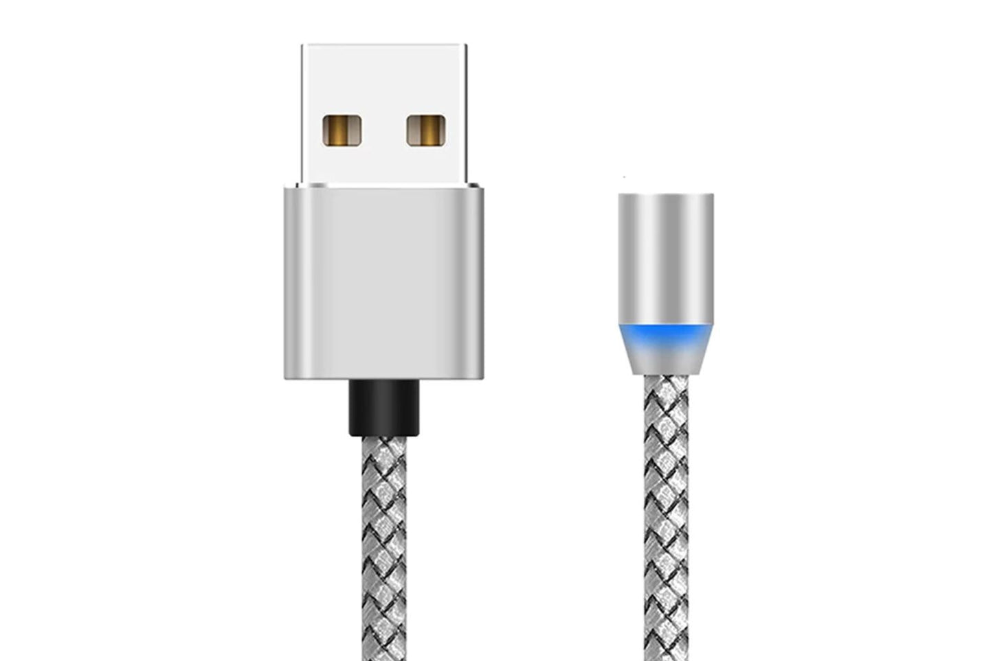 Cavo di Ricarica Smartphone Magnetico 3 in 1 Type C iPhone Micro USB Cavetto