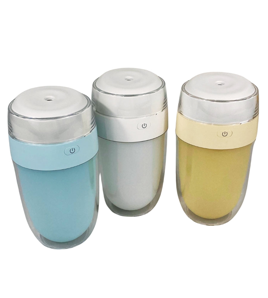 Umidificatore Aria per Auto Diffusore di Olio Essenziale LED 300 Ml Casa Ufficio