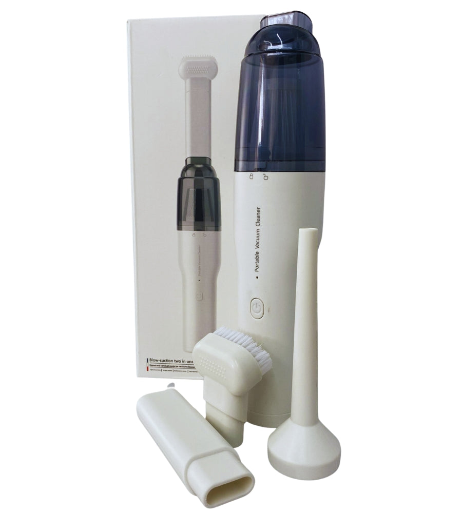 Aspirapolvere Mini Portatile Ricaricabile Gonfiatore Soffiatore Auto Casa 8000pa