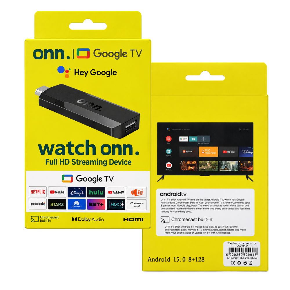 Stick TV con Telecomando WiFi TV Android Box 8K ULTRA HD Fire Stick Slim