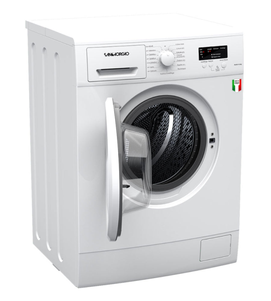 Lavatrice 8Kg Sangiorgio SG812 Carica Frontale Classe D Centrifuga 1200G