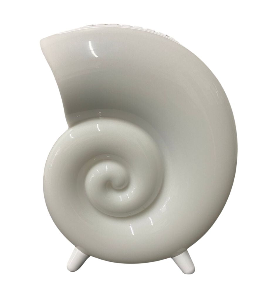 Cassa Speaker BT Lampada LED RGB Conchiglia con Orologio Display e Sveglia