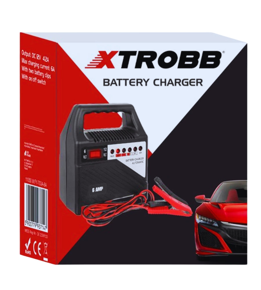 Caricabatteria Auto Moto Mantenitore 6A Carica Professionale 6 - 12V Portatile