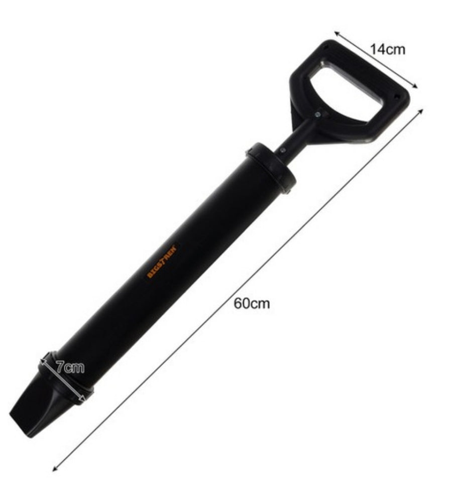 Pompa Pistola Manuale per Malta Stucco Stuccatura Calce Cemento Colla + 4 Ugelli