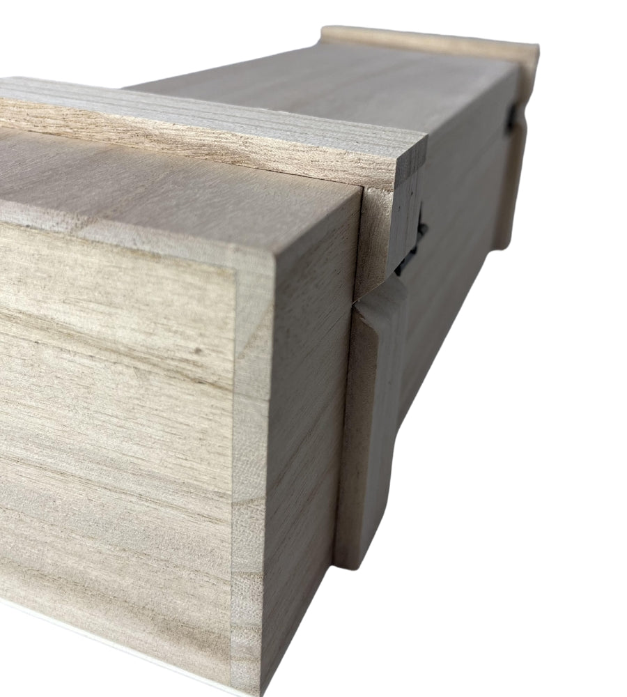 Cassetta Portabottiglie in Legno Rettangolare Scatola Bottiglie Vino Decoupage