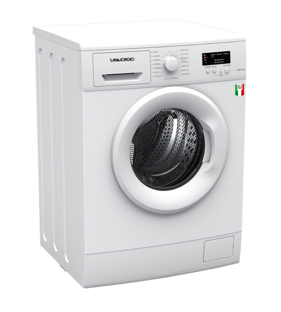 Lavatrice 8Kg Sangiorgio SG812 Carica Frontale Classe D Centrifuga 1200G