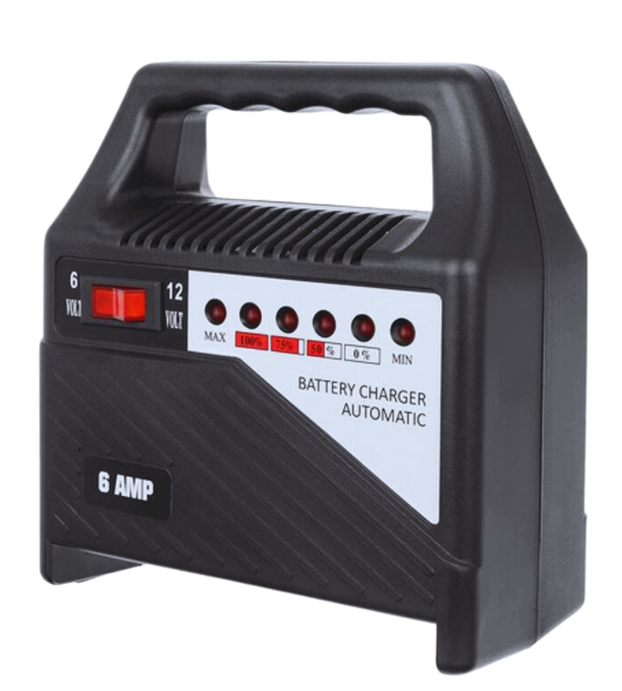 Caricabatteria Auto Moto Mantenitore 6A Carica Professionale 6 - 12V Portatile