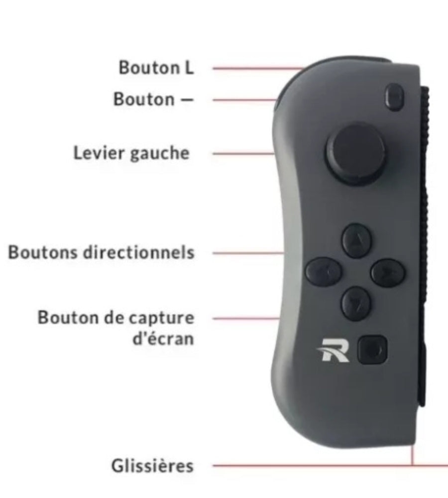 Controller Joy con Compatibile Nintendo Switch Joystick joy con Sinistro