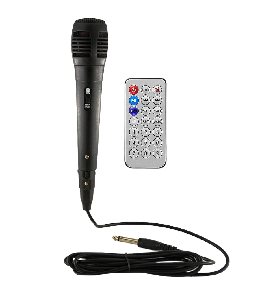 Speaker Cassa Bluetooth Altoparlante Portatile 200W Microfono Telecomando LED