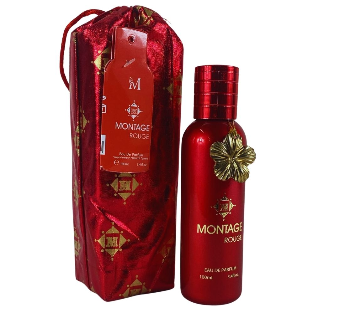 Montage Rouge Eau de Parfum Natural Spray 100ml Unisex Intenso Persistente
