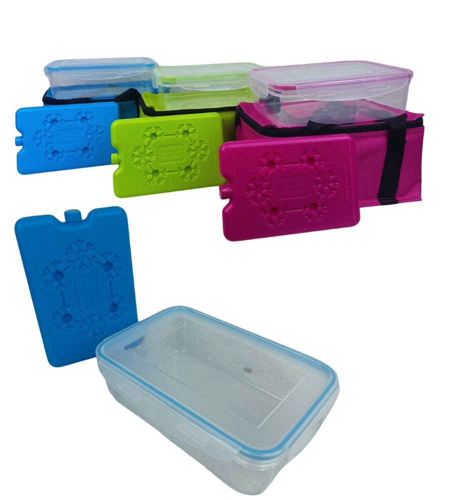 Borsa Termica con Contenitore Ermetico 1Lt e Freezerino Borsa Frigo Porta Pranzo