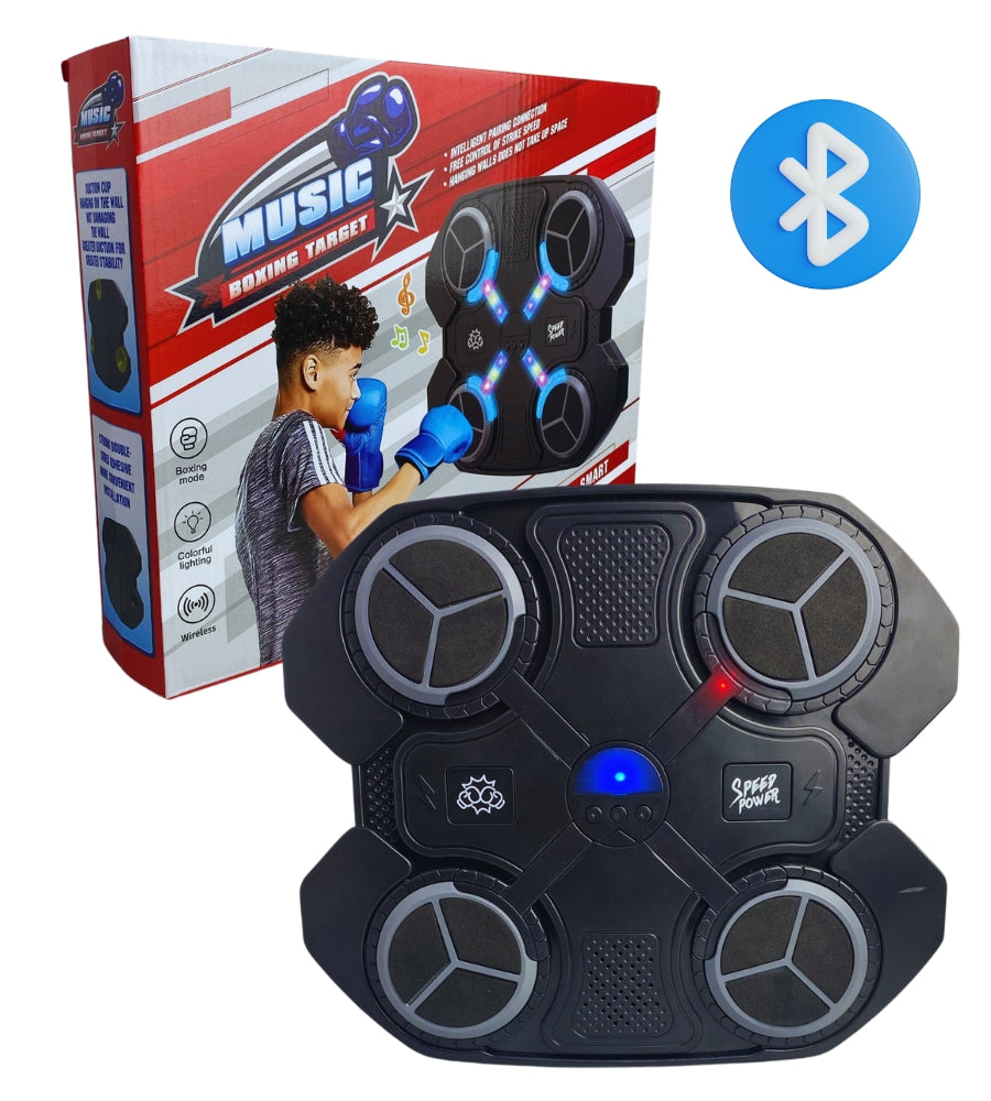Macchina da Boxe Ritmo Musicale Bluetooth Boxing Machine con Guantoni Bambini