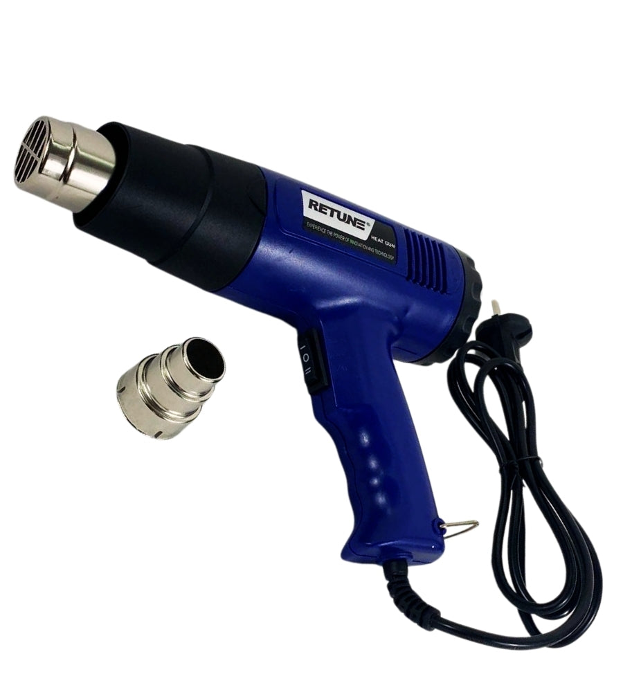 Pistola Termica Termosoffiatore Aria Calda 1800W Doppia Potenza 350-600 C°