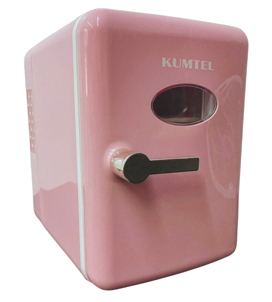 Mini Frigo Portatile Frigorifero Mini Bar da Camera 4L 220V Maniglia Vintage