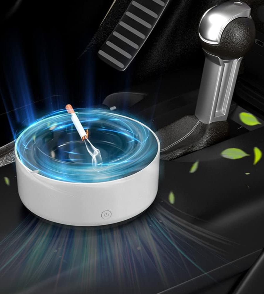 Posacenere Smart Mangia Fumo Batteria Ricaricabile Ceneriera Purificatore D'aria