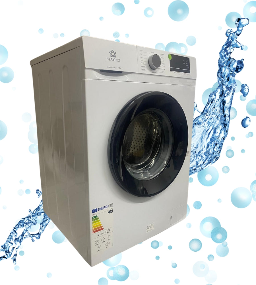 Lavatrice 10 Kg Carica Frontale Inverter Classe A Centrifuga 1200G Spessore 59cm