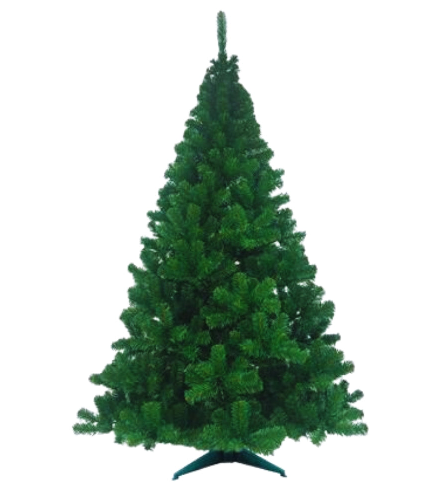 Albero di Natale 150 cm Folto Verde Artificiale 230 Punte Ø 67 cm Realistico
