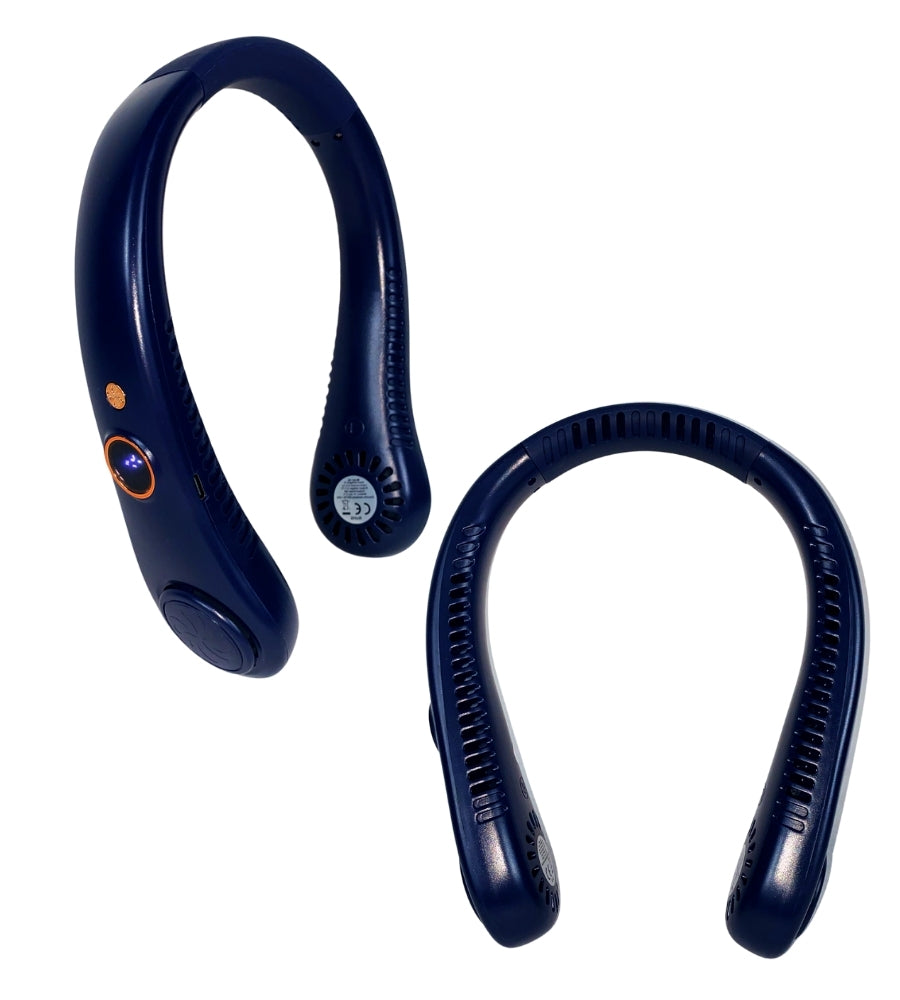 Ventilatore Da Collo Ricaricabile USB Portatile Sport Display 5 Livelli Aria