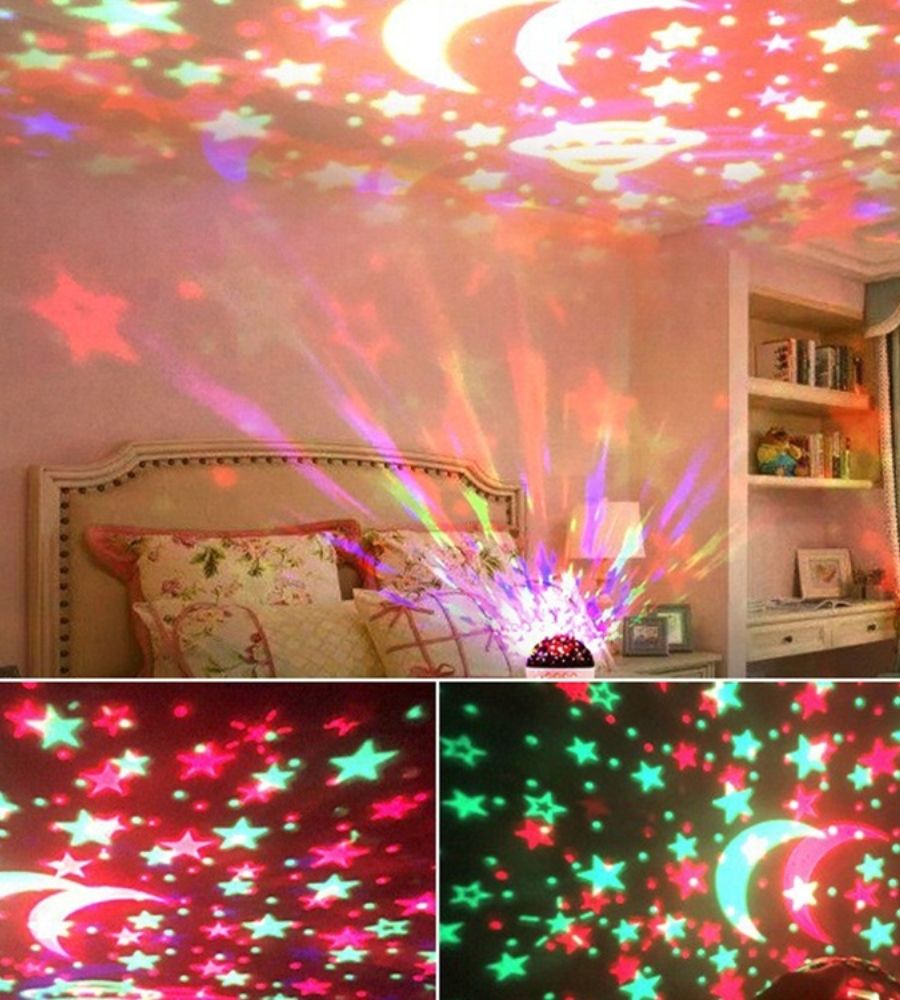 Lampada Proiettore di Stelle LED con Speaker Cassa Bluetooth USB