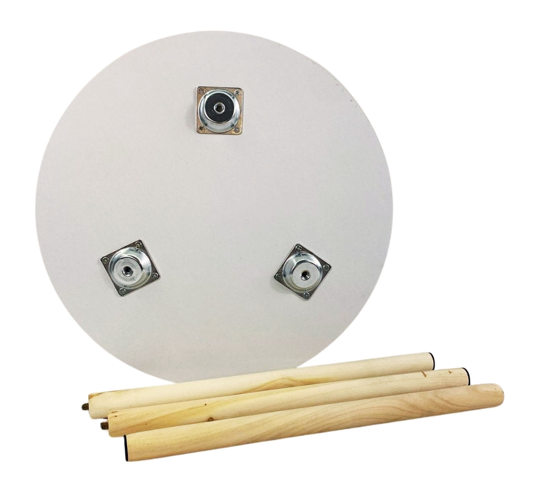 Tavolino Salotto Basso Tavolo Rotondo Soggiorno Camera Ufficio 38x38 H39 cm