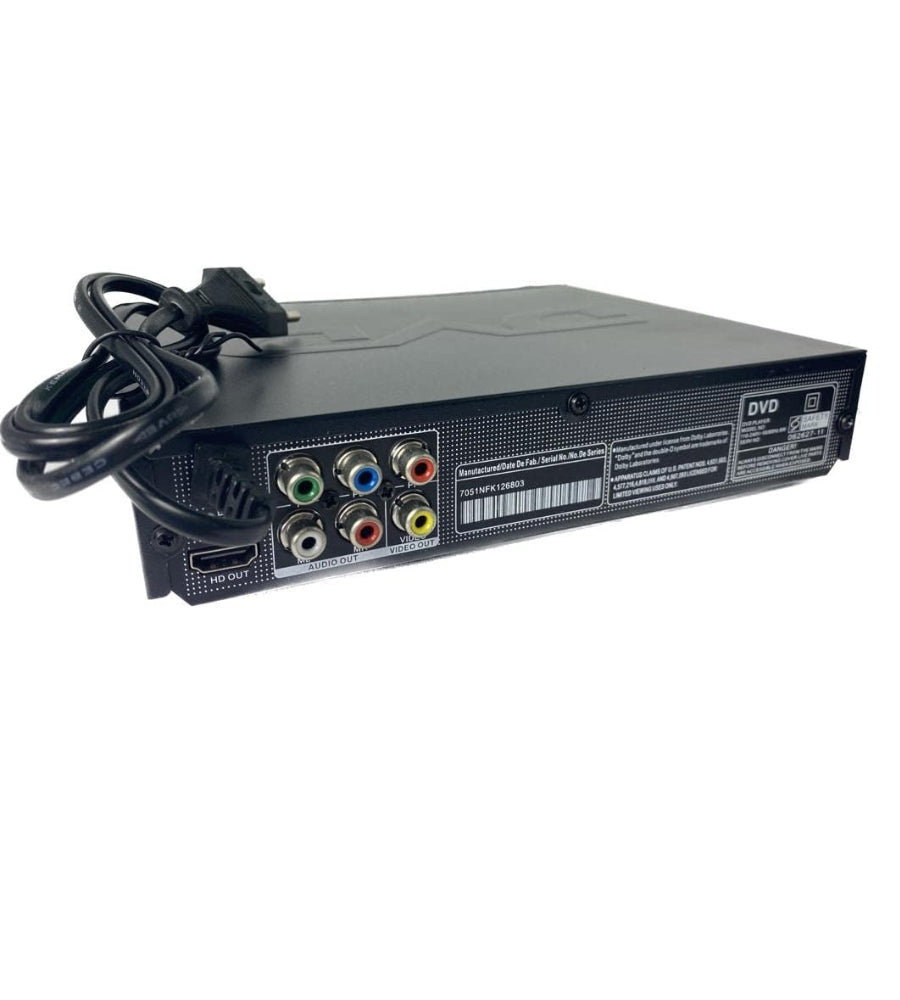 Lettore DVD HDMI USB Display Audio DVD CD MP3 Mpeg4 Telecomando Cavo HDMI