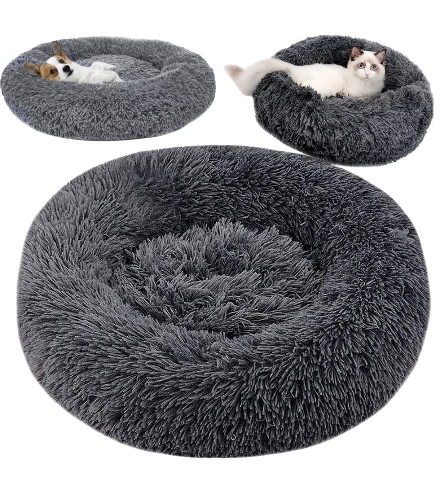 Cuccia Soffice per Cani Gatti Cuccia Tonda Morbida Animali Domestici 50 x 15H cm