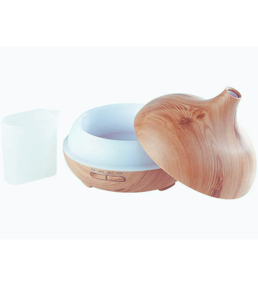 Umidificatore D'aria Diffusore Aromi Oli Essenziali Purificatore LED Telecomando