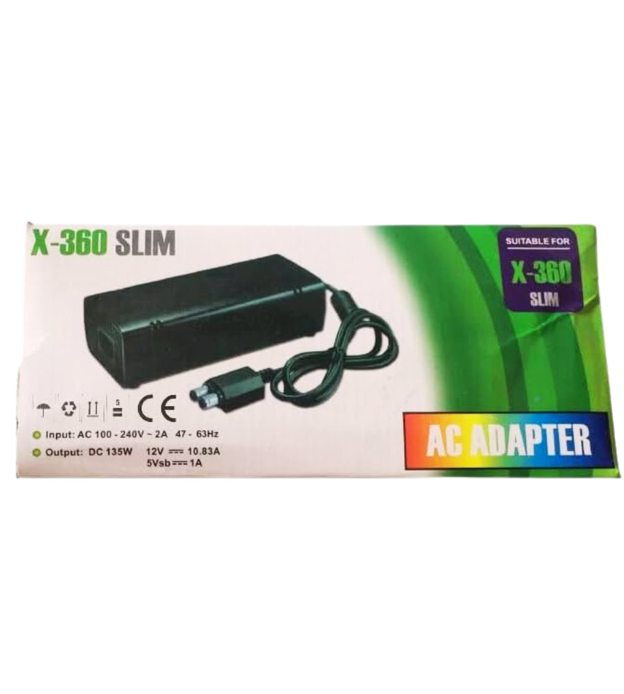 Alimentatore Compatibile Xbox 360 Slim Adapter Caricatore Trasformatore Ricambio