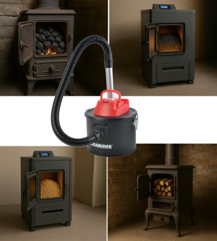 Aspiracenere Aspirapolvere 10 L Senza Sacco con Soffiatore 800 W Filtro HEPA