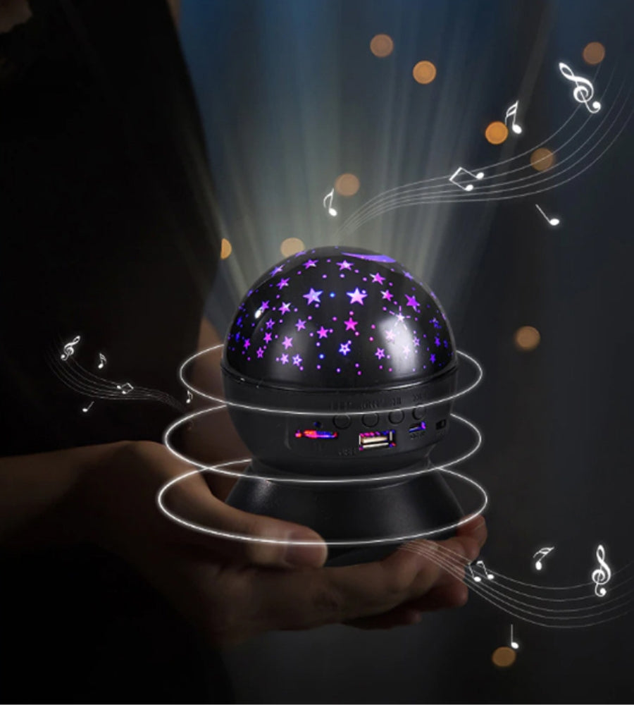 Lampada Proiettore di Stelle LED con Speaker Cassa Bluetooth USB