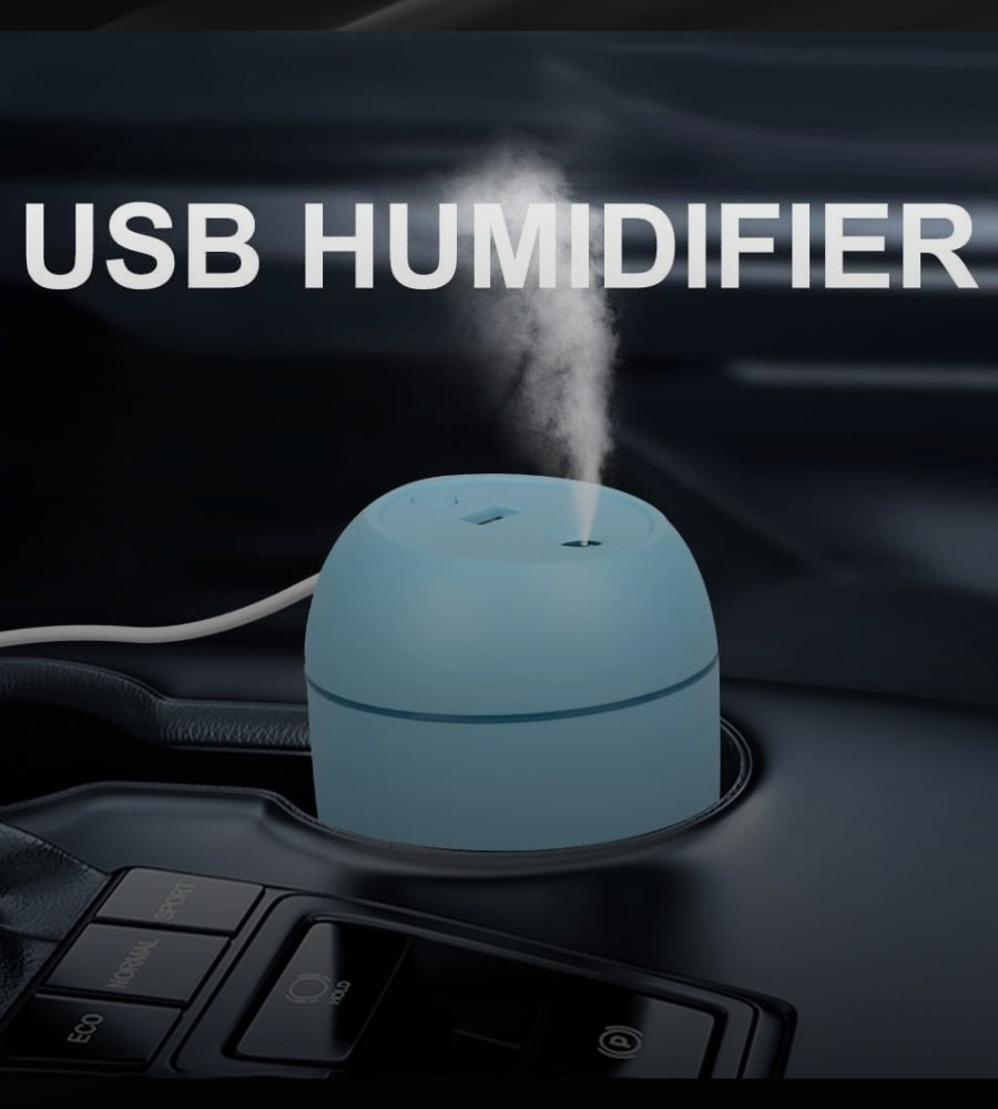 Umidificatore Aria per Auto Diffusore di Olio Essenziale LED 300 Ml Casa Ufficio