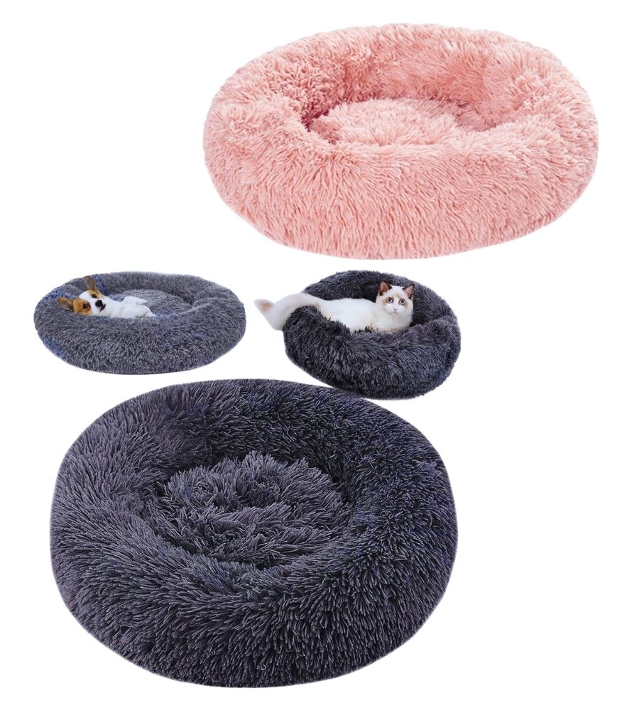 Cuccia Soffice per Cani Gatti Cuccia Tonda Morbida Animali Domestici 50 x 15H cm